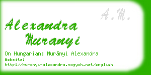 alexandra muranyi business card